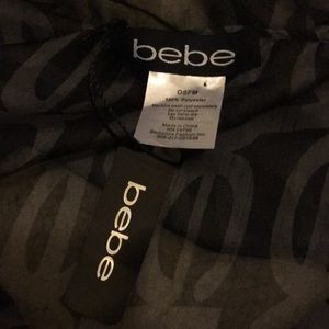 Bebe sheer scarf/ wrap around